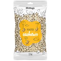 Oh Mega Roasted Cashews - 1kg